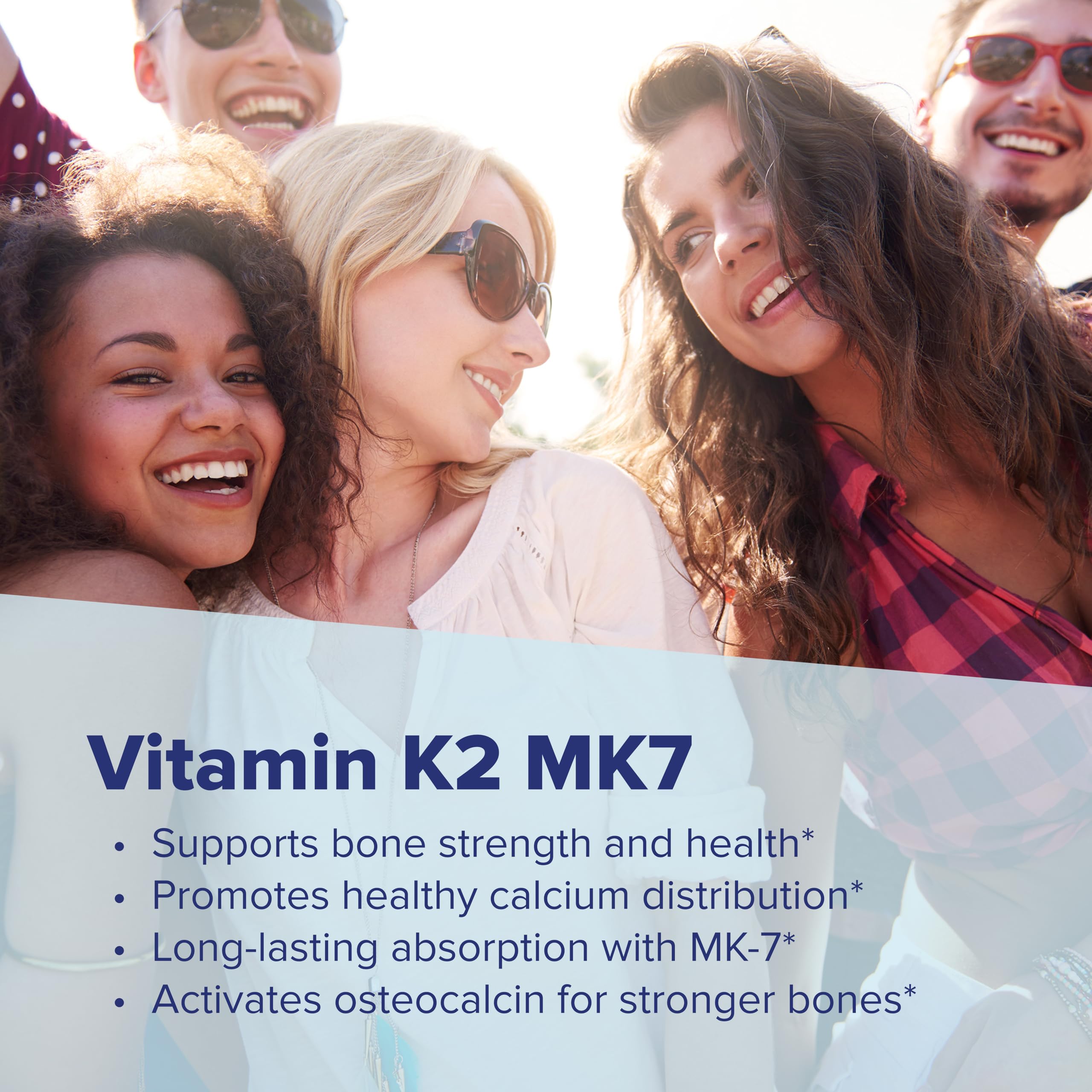 quality Source Vitamin K sublingual tablets on a wooden table