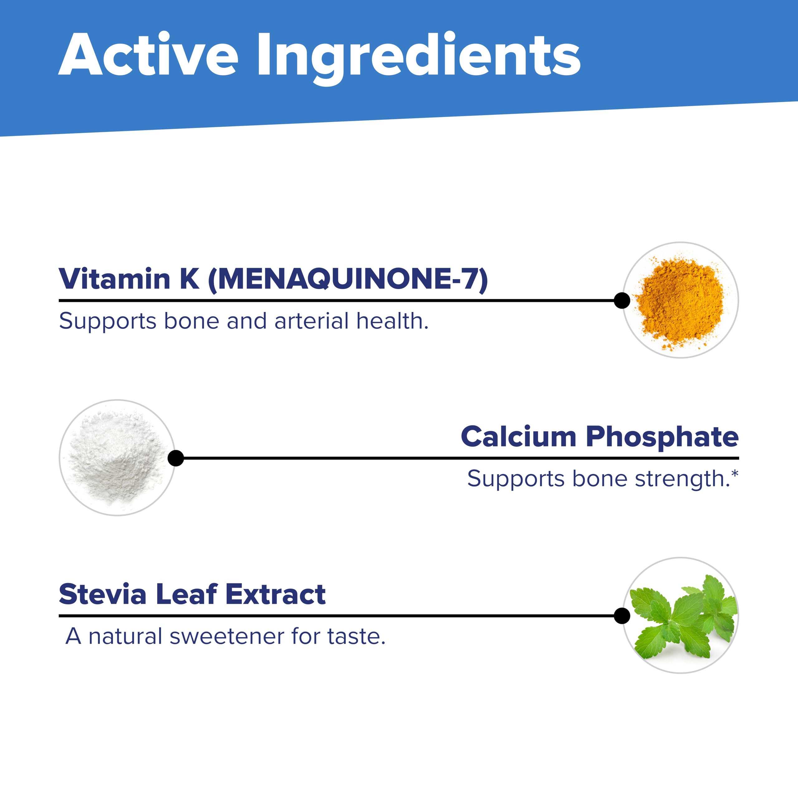 quality Source Vitamin K tablets in a hand