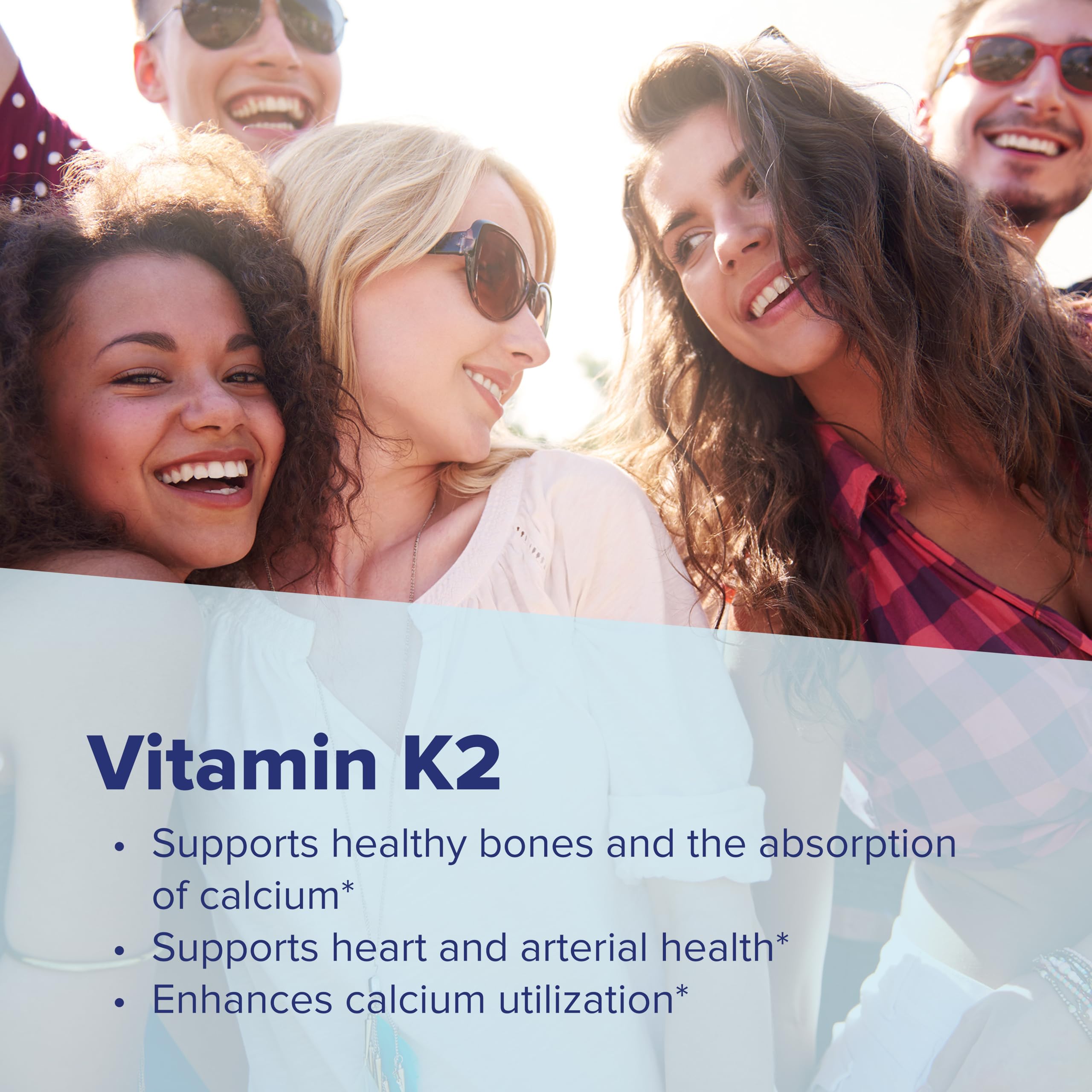 quality Source Vitamin K1 500 mcg tablets on a wooden table