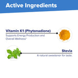 quality Source Vitamin K1 Daily Supplement back view