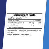 quality Source Vitamin K2 MK-7 packaging side view