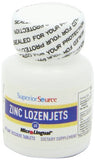 quality Source Zinc Lozenjets 5mg displayed with ingredients list
