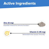 quality Source Zinc Lozenjets 5mg on a wooden table