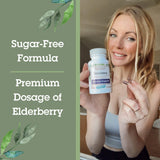 Quantum Elderberry Capsules 400mg close-up of capsules