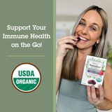 Quantum Elderberry Zinc Lozenges with honey and elderberries