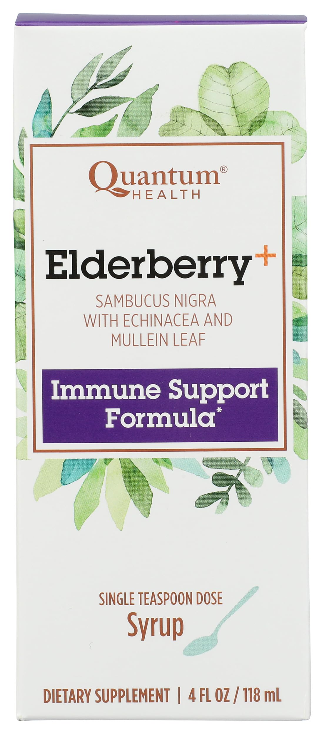 Quantum Health Elderberry Supplement 181g front view