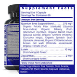 Quantum Nutrition Eye Support Supplement 60 Capsules side view