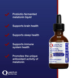 Quantum Nutrition Fermented Melatonin Drops 2 Fl Oz side view