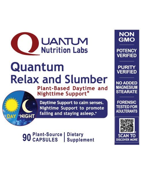 Quantum Nutrition Quantum daily wellness and Slumber 90 Capsules with ingredients list