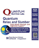 Quantum Nutrition Quantum daily wellness and Slumber 90 Capsules with ingredients list