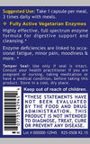 Quantum Nutrition Vegan daily Aid capsule close-up