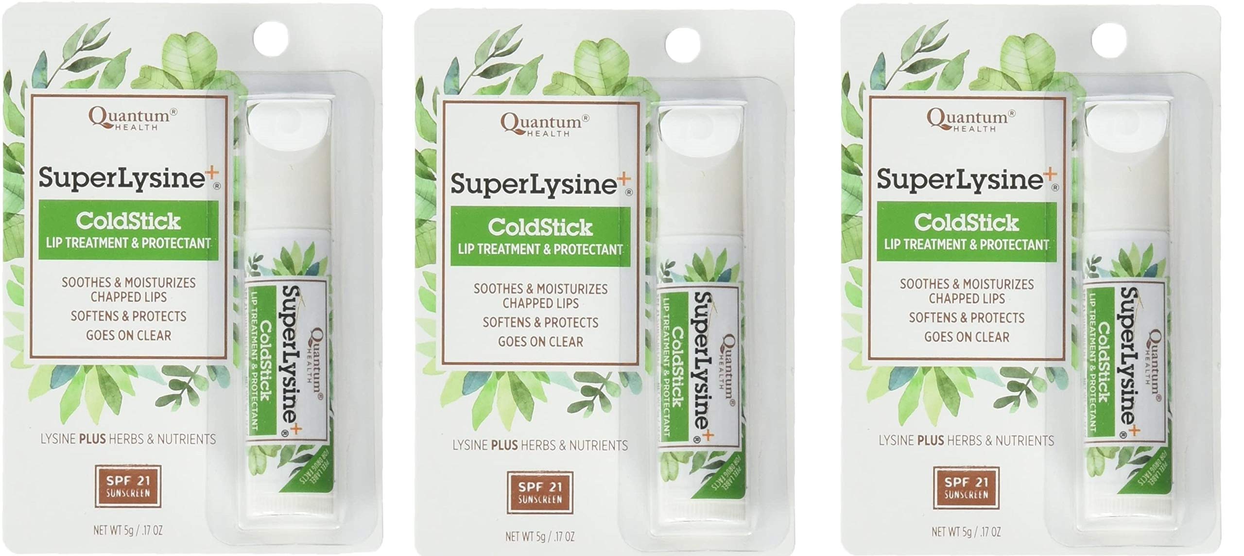 Quantum Super Lysine+ ColdStick SPF 21 side view