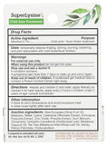 Quantum Super Lysine + Cream 7g tube with ingredients list