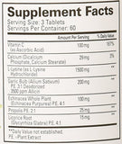 Quantum Super Lysine+ L-Lysine 1500mg tablets with ingredients list