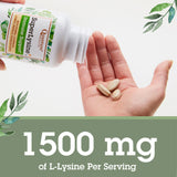Quantum Super Lysine+ L-Lysine Supplement 1500mg packaging