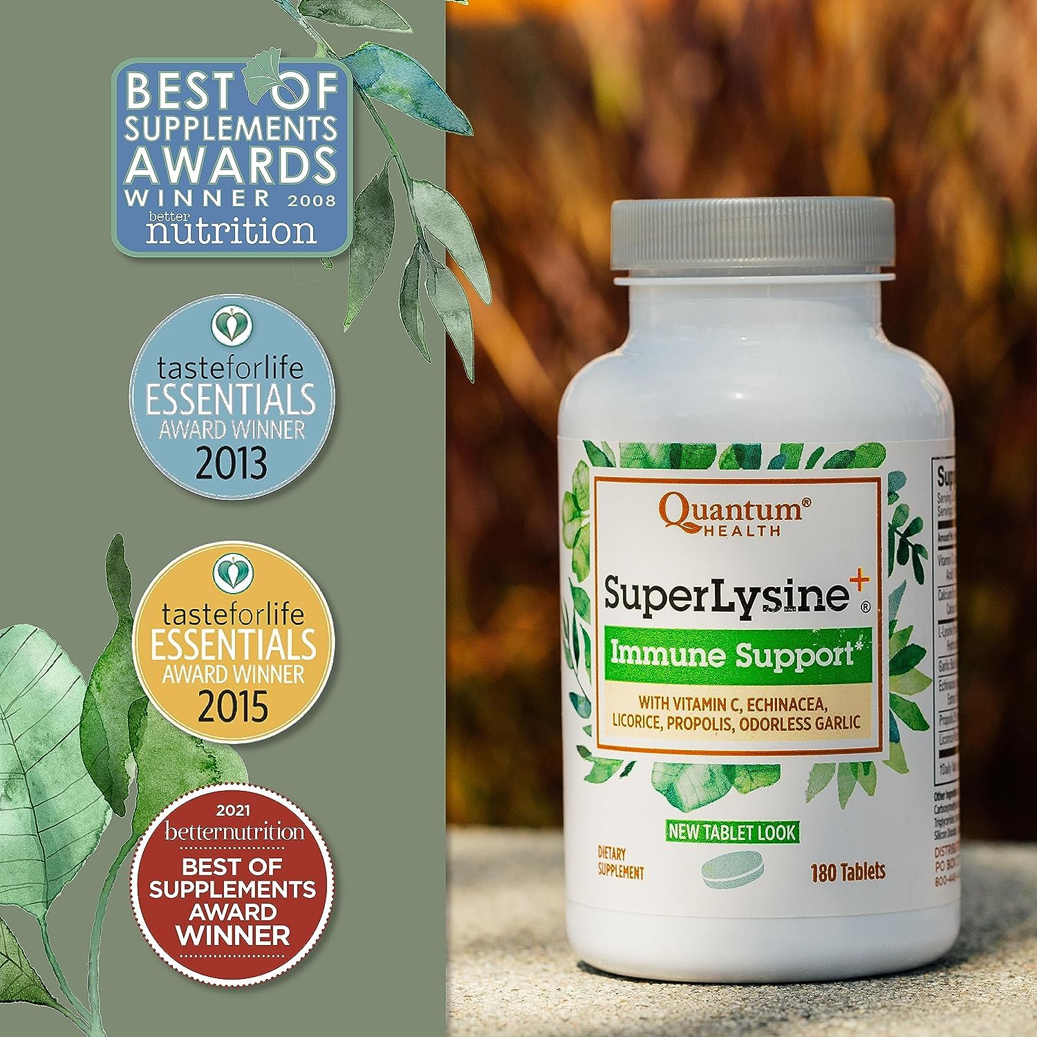 Quantum Super Lysine+ L-Lysine Supplement ingredients list