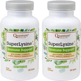 Quantum Super Lysine+ L-Lysine Supplement Pack of 2 front view