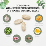 Quantum Super Lysine+ L-Lysine Supplement tablets close-up
