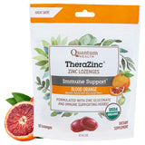 Quantum TheraZinc Organic Blood Orange Zinc Lozenges packaging front view
