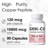 QUBIT GHK-Cu Copper Peptide Capsules bottle with label