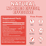QUBIT Kimchi Supplement Capsules side view showing capsule details