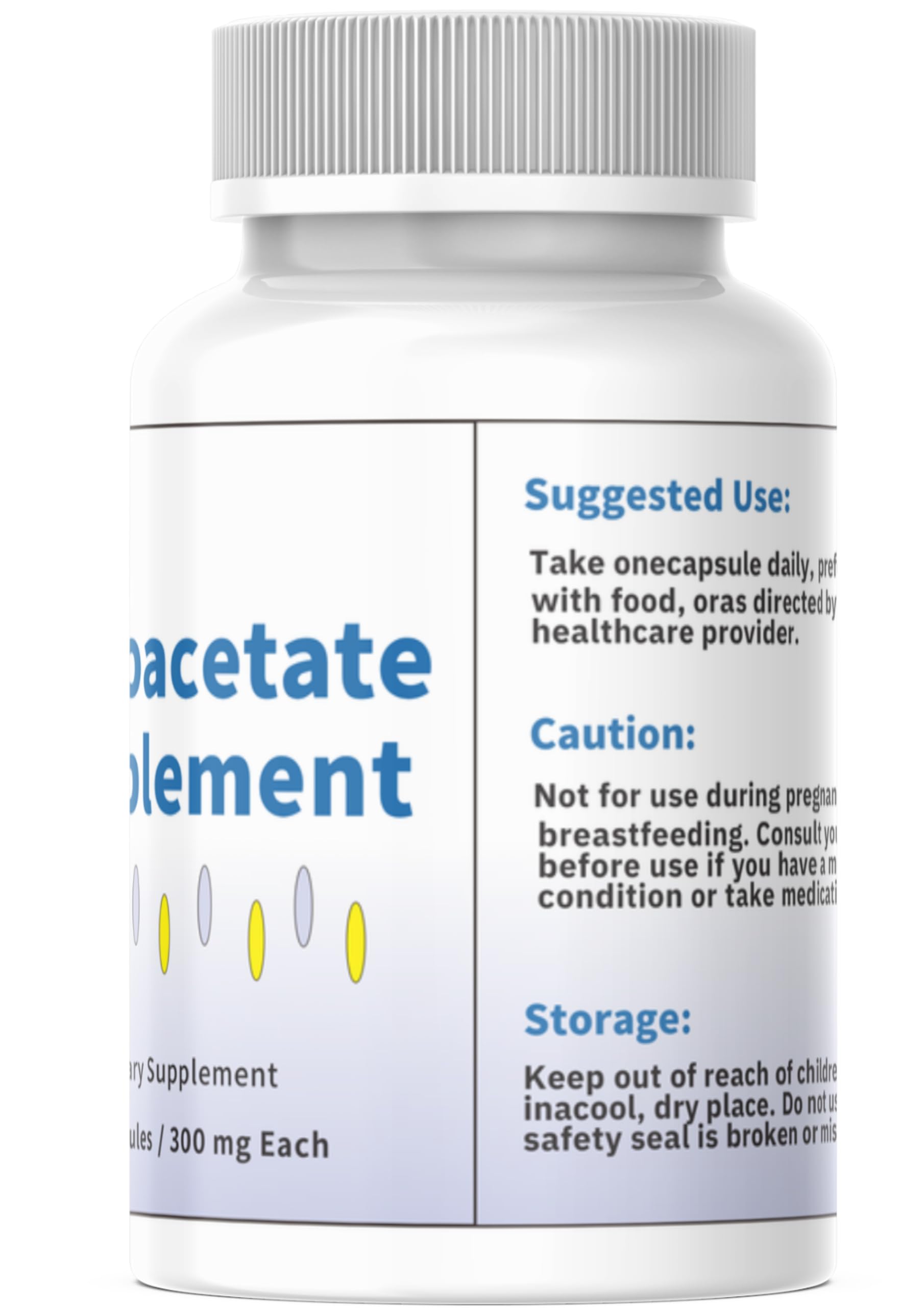 QUBIT Oxaloacetate Supplement 1g capsule close-up