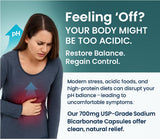 QUBIT Sodium Bicarbonate Capsules 700mg packaging details