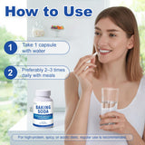 QUBIT Sodium Bicarbonate Capsules 700mg with measuring spoon