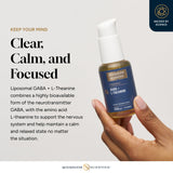 Quicksilver Scientific GABA + L-Theanine supplement liquid dosage