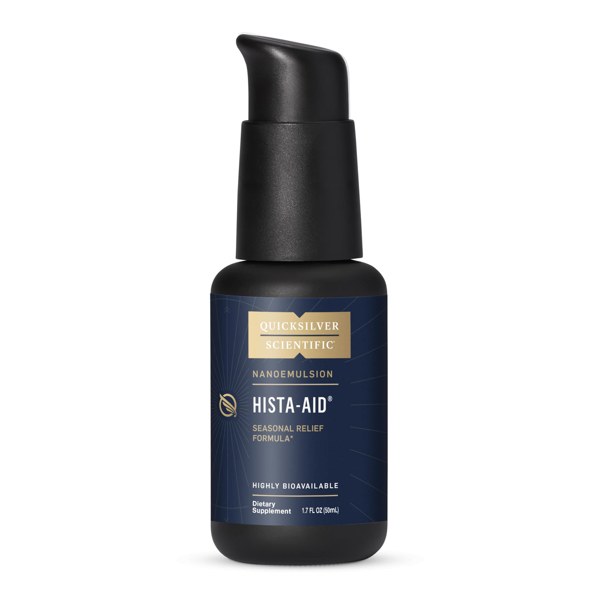Quicksilver Scientific Hista-Aid Seasonal Relief Formula front view bottle