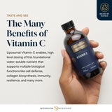 Quicksilver Scientific Liposomal Vitamin C 1000mg dosage measurement