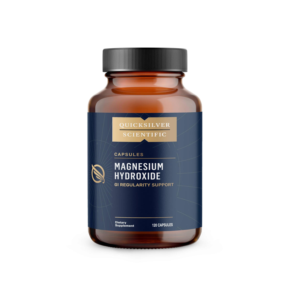 Quicksilver Scientific Magnesium Hydroxide Capsules 700mg front view