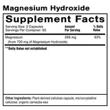 Quicksilver Scientific Magnesium Hydroxide Capsules 700mg packaging
