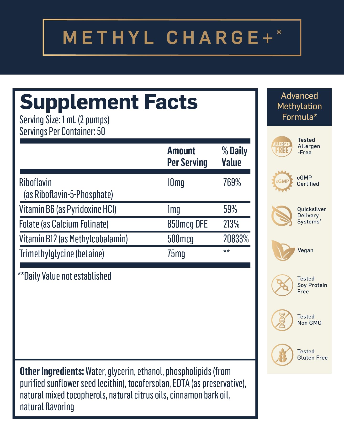 Quicksilver Scientific Methyl Charge+ B12 Liquid Supplement in a lifestyle setting