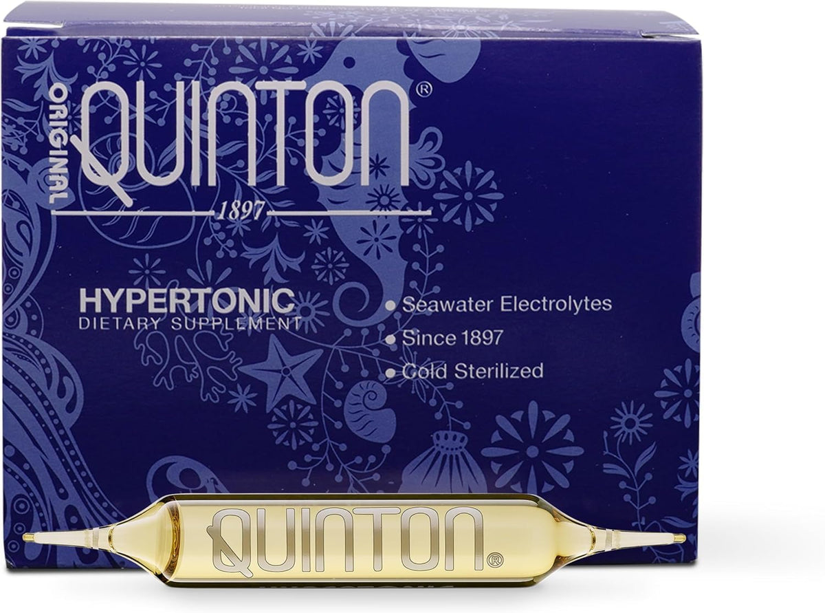 Quicksilver Scientific Quinton Mineral Supplements 30 glass ampoules front view