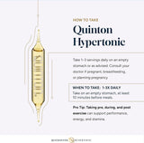 Quicksilver Scientific Quinton Mineral Supplements on a wooden table