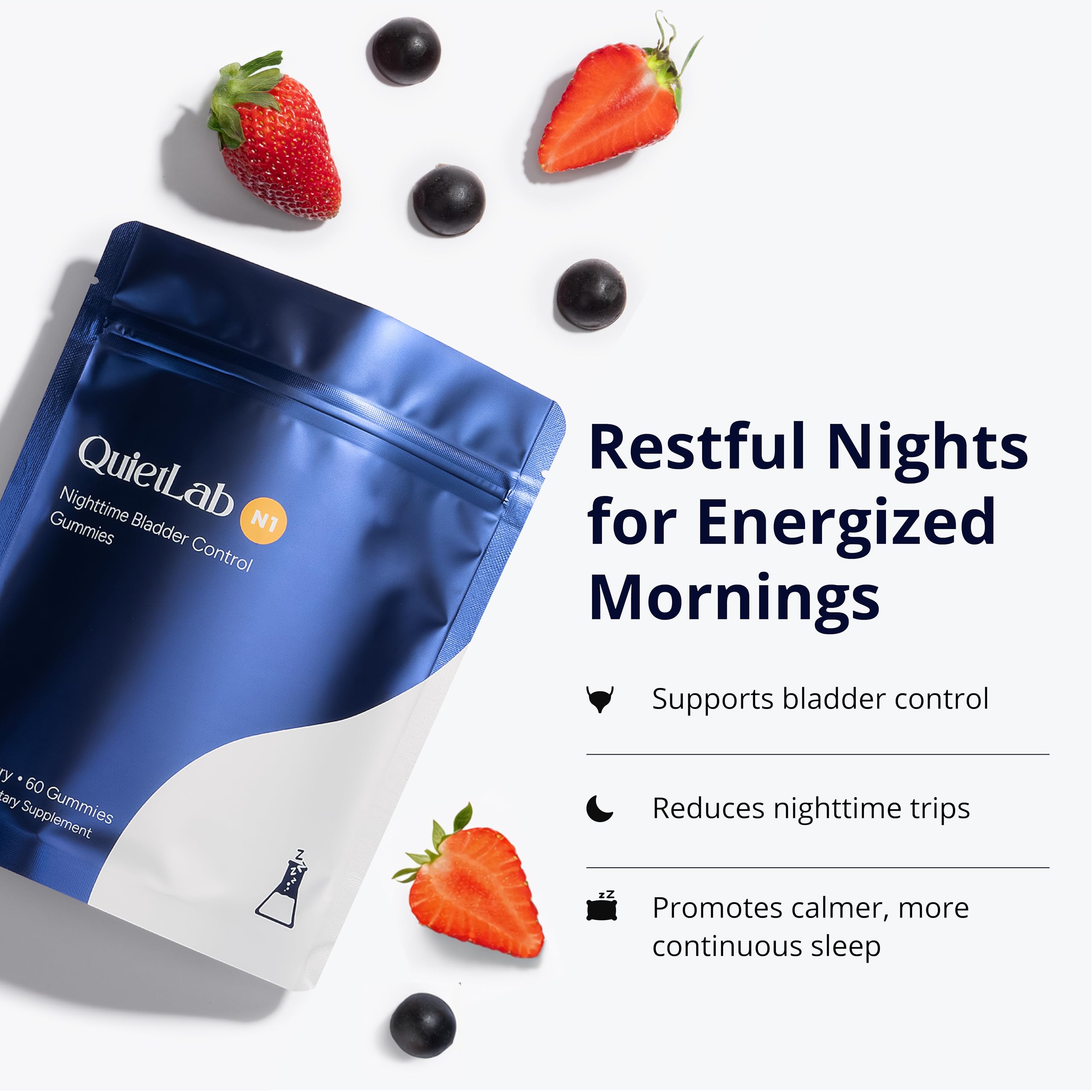 QuietLab Nighttime Bladder Support Gummies packaging
