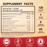 Quinovit CoQ10 200mg softgels side view showing capsule