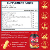 Quinovit CoQ10 300mg supplement capsules close-up