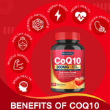 Quinovit CoQ10 supplement bottle with ingredients
