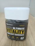 Quixiora Shilajit Gummies on a wooden table