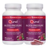 Qunol Beets 3 in 1 Capsules front view with packaging