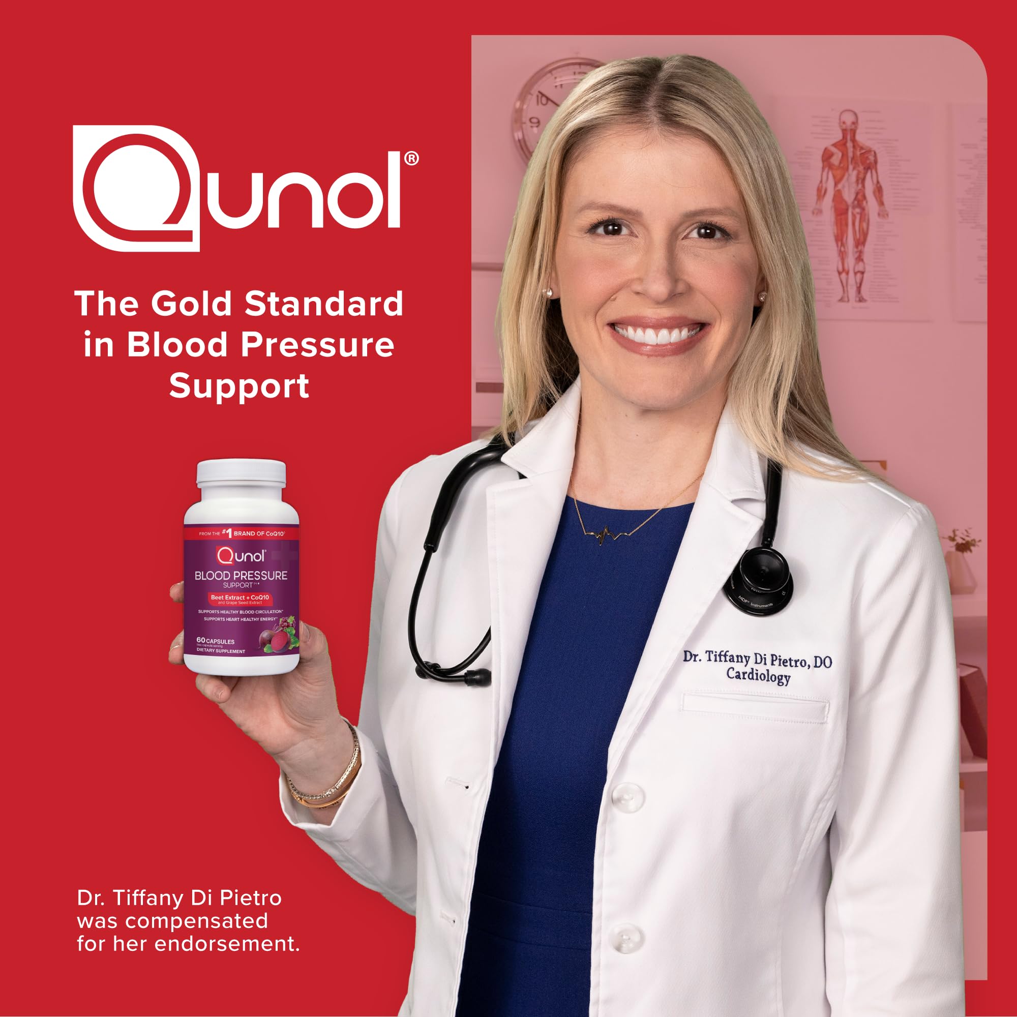 Qunol Beets 3 in 1 Capsules showing the back of the packaging