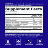Qunol Brain Health Memory Plus with B6 100g ingredients list