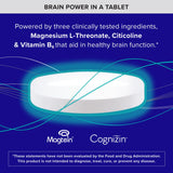 Qunol Brain Health Memory Plus with B6 100g side view