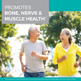 Qunol Calcium Magnesium Zinc Capsules with a measuring spoon