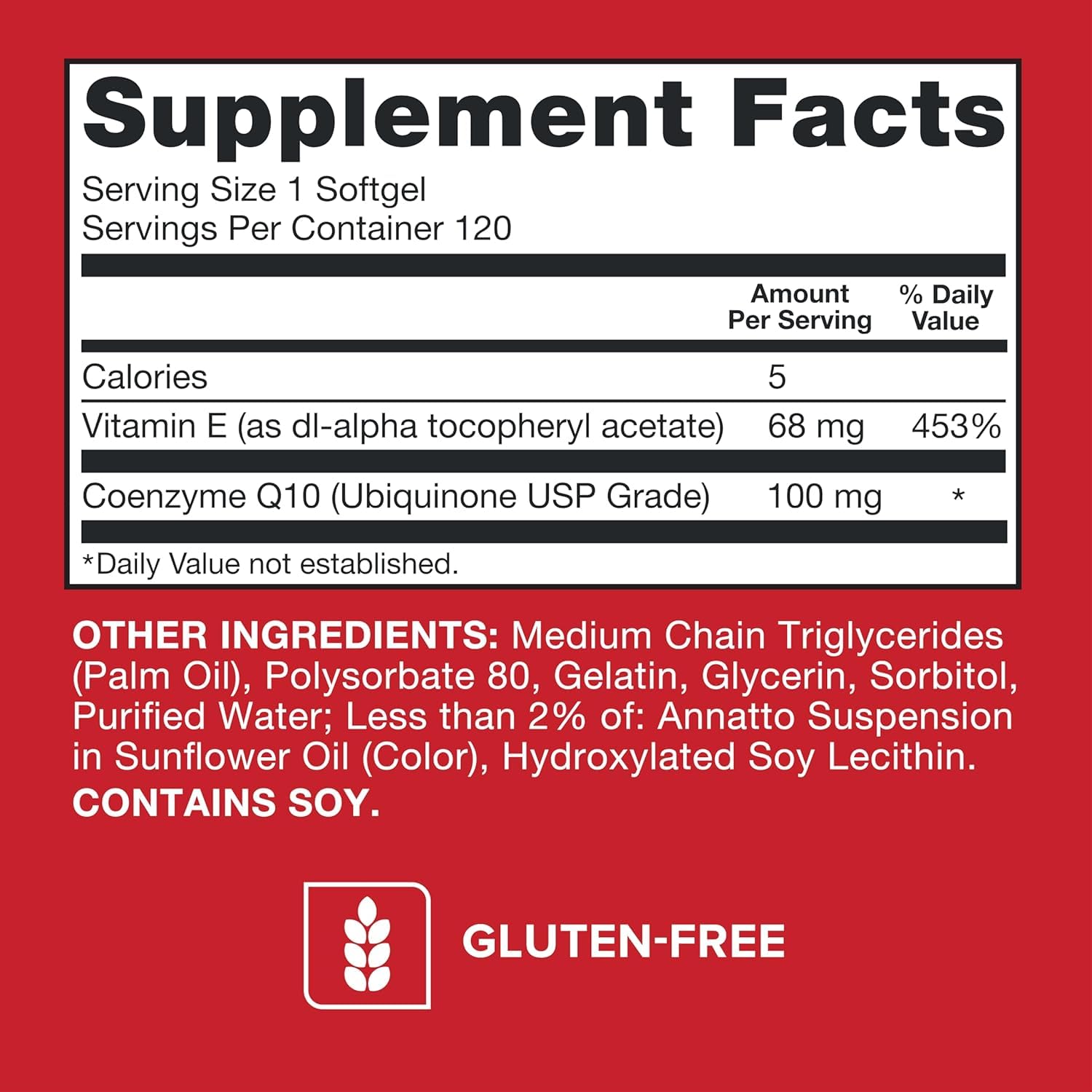 Qunol CoQ10 100mg softgel capsules with measuring spoon