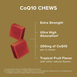 Qunol CoQ10 200mg Soft Chews close-up of chews