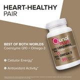 Qunol CoQ10 Plus supplement bottle back view