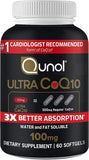 Qunol CoQ10 Softgel Capsules 100mg front view